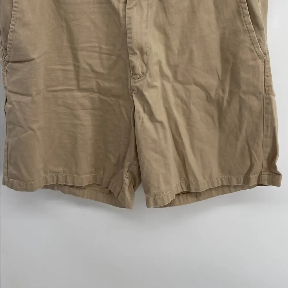 Taylor & Mick stretch flat front chino dress shorts sz 34